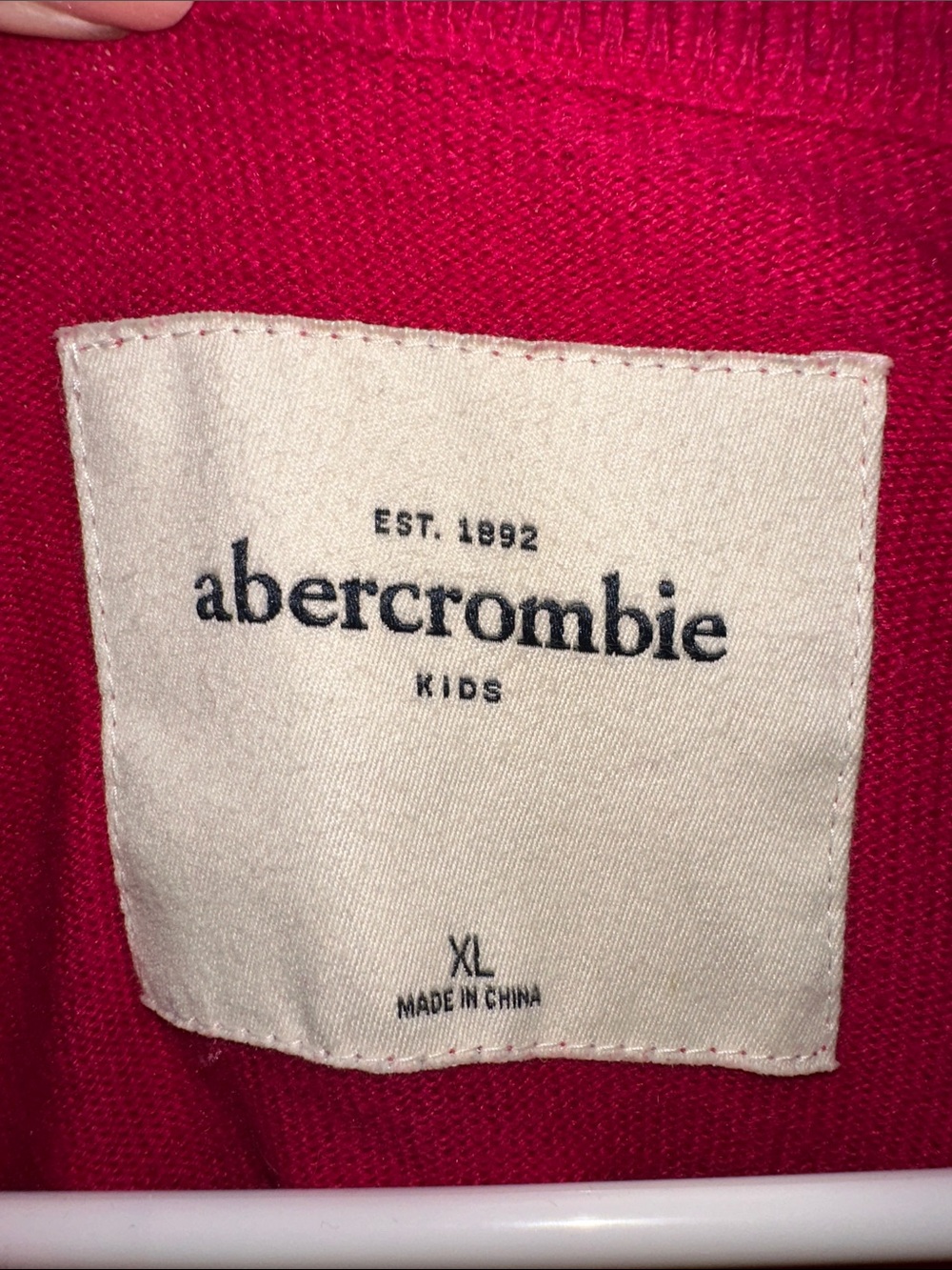 Abercrombie & Fitch Raspberry Button-Front Cardigan - Picture 2 of 4